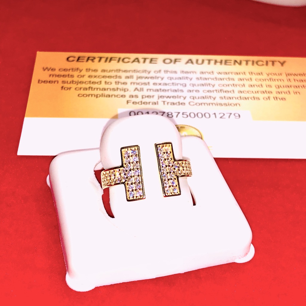 10k Solid Real Gold Custom Made Luxury Designer Ring Free Appraisal Gift Ring